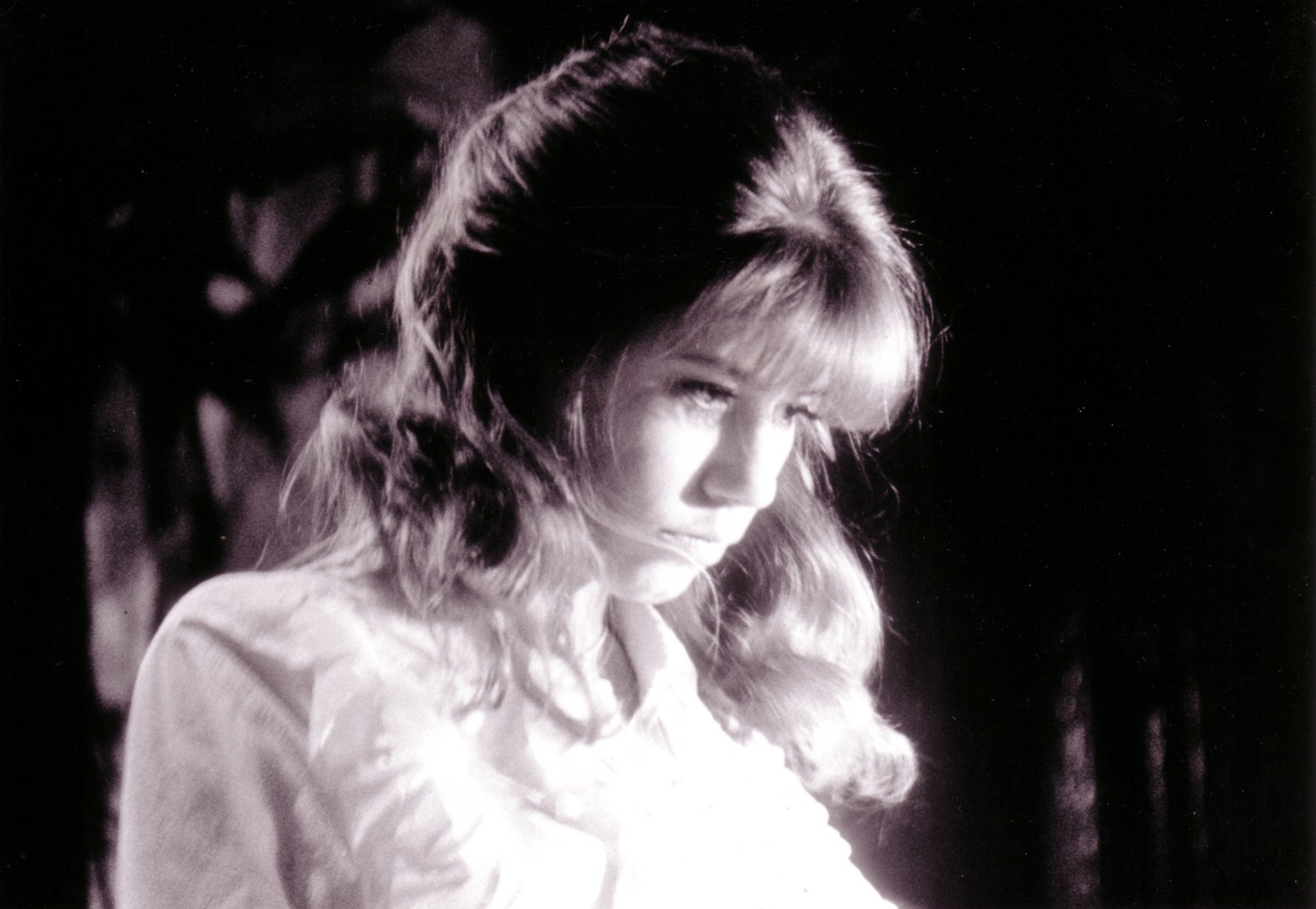 Vanessa Hadaway as Rachel, black and white