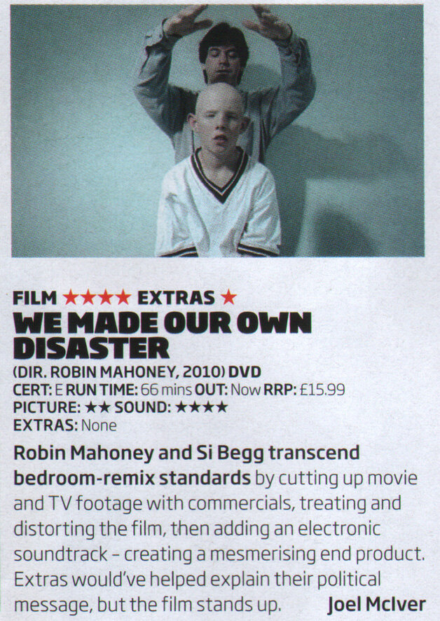 DVD and Blu-ray Review: Film four stars, We Made Our Own Disaster, review by Joel McIver